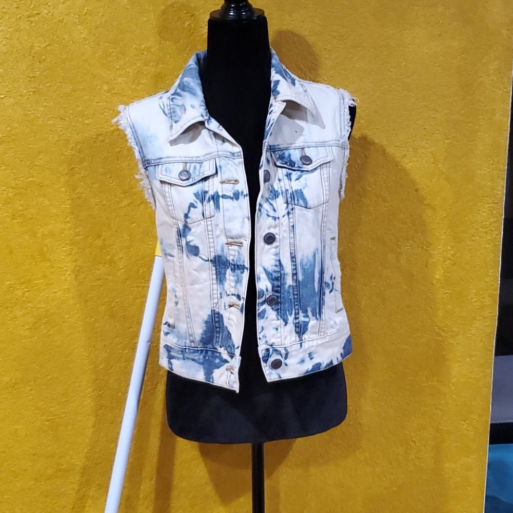 Vest denim jacket